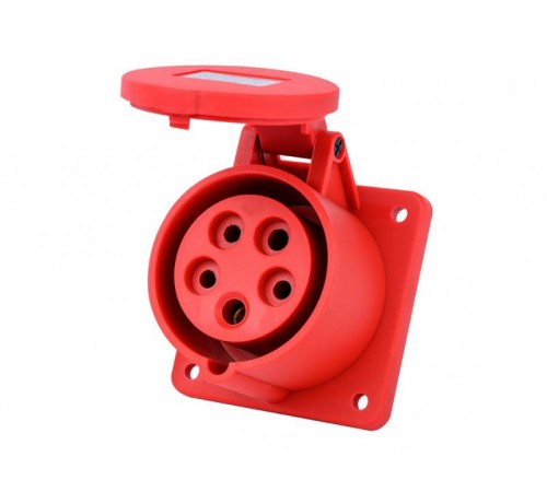 Розетка для скрытой проводки 3Р+РЕ+N 32А 380В IP44 РЩ-103  26265DEK  DEKraft