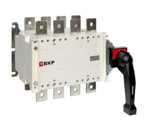 Рубильник-переключатель 630A 4P c рукояткой управления для прямой установки PowerSwitch  pscs-630-4  EKF