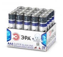 Батарейки LR03-20 bulk SUPER Alkaline (упак. 20шт.)  Б0054622  ЭРА