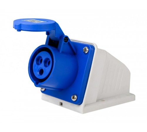 Розетка стац. 2Р+РЕ 32А 220В IP44 РС-103  26191DEK  DEKraft