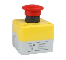 Пост кноп авар стоп OptiSignal D22 C5-BK-1-ESTR-02 2НЗ возв пов XALK178F 338523 КЭАЗ