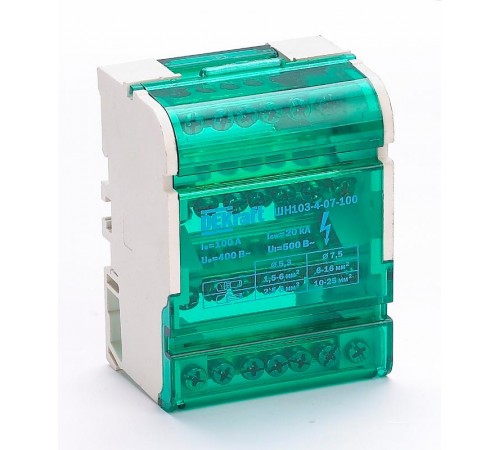 Кросс-модуль на DIN-рейку 4х7 групп, 100А ШН-103 a  32017DEK  DEKraft