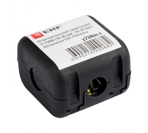 Ответвительный сжим (орех) У-734М (16-35 мм2; 16-25 мм2) розничный стикер StreamLiney734m-rEKF