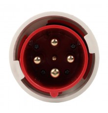 Вилка 034-63А-6h-380AC-3P+PE-IP67  222742  КЭАЗ