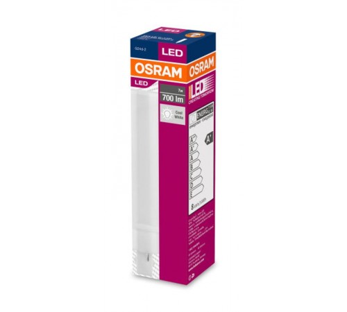 Лампа светодиодная DULUX D 13 LED 5W DULUX D 13 LED 5W 840  4058075135109  Osram