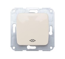 DEA Переключатель 1кл перекрест. с/у 10А мех. Беж  KR-78-0238  Kranz