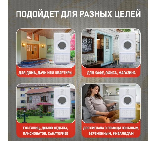 Звонок  ЭРА C41 беспроводной  Б0018492  ЭРА