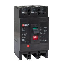 Выключатель автоматический LS63 15кА 3P 50А ProPact  mccb-63-15-3-50-ls  EKF