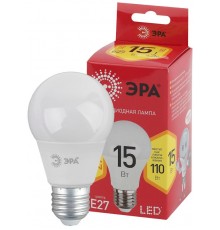Лампа светодиодная ЭКО LED A60-15W-827-E27 R (диод, груша, 15Вт, тепл, E27)  Б0046355  ЭРА