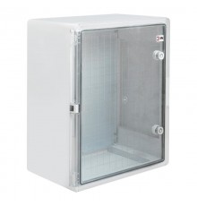 Щит с монтажной панелью пластиковый ЩМП-П 350х250х150мм прозрачная дверь УХЛ1, IP65, IK10  Б0052353  ЭРА
