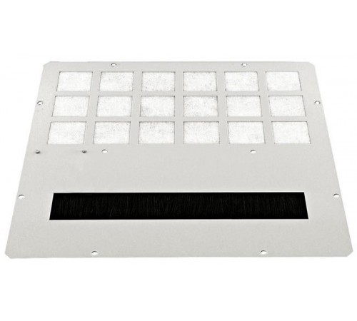 Заглушка WZ-1718-42-01-011 с фильтром д.отв.A(380x380мм)в пл./кр.шк.SZB,OTS1,SZB SE,DC,SZE2,ECO-LINE,сер.(RAL 7035)(1718-42-2-1/7035)  17896  Zpas