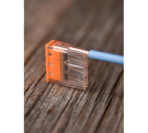 Строительно-монтажная клемма СМК 2273-243 (с пастой) 3 отверстия 0,5-2.5мм2 (100шт.) EKF PROxima  plc-smk-2273-243  EKF