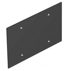 Крышка глухая для напольного бокса Telitank 142x88 мм (ПВХ,черный) (T12L P02S 9011)  7408116  OBO Bettermann