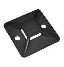 Площадка самоклеящаяся 40х40 черная под хомуты (100шт)   UHP31-40-100  IEK