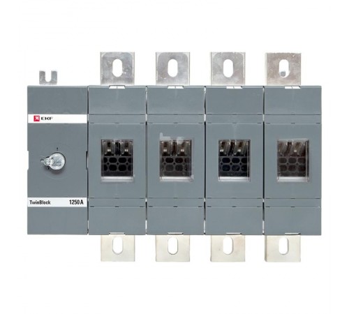Рубильник 1250A 4P без рукоятки управления TwinBlock  tb-s-1250-4p  EKF