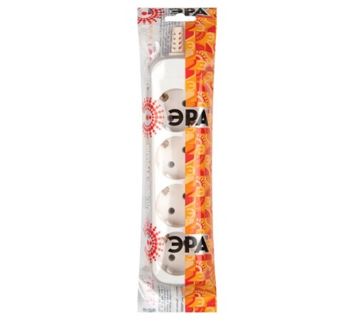 KX-4e ЭРА Колодка 4гн, зазeмл (20/960)  Б0028340  ЭРА