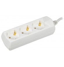 Удлинитель У03 3 места 2P+PE/3м 3х1мм2 10А/250В  WYP10-10-03-03-Z-G  GENERICA