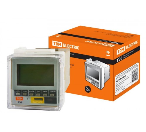 Таймер электронный ТЭ8-1мин/7дн-8on/off-16А-8Ц/Щ   SQ1503-0004  TDM