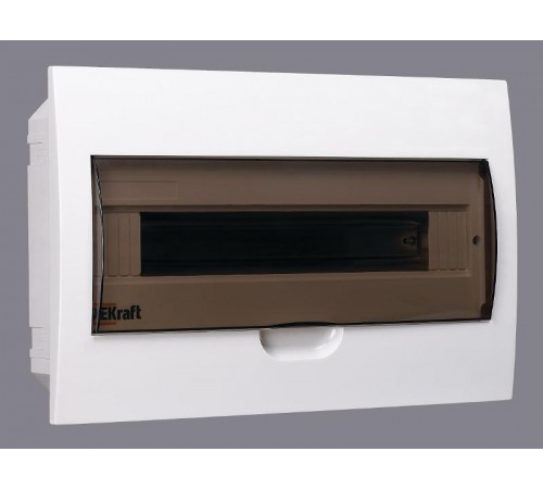 Корпус пластиковый встраиваемый 18 модулей, IP41, ЩРВ-П-18  31005DEK  DEKraft