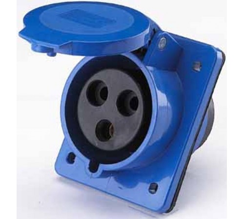 Вилка для скрытой проводки 623 2Р+РЕ 32А 220В IP44 В  26062DEK  DEKraft