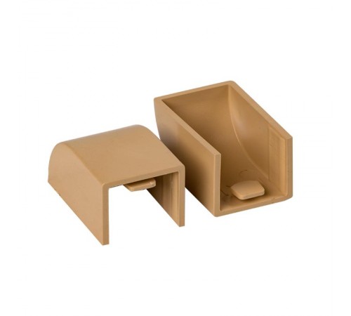 Заглушка (25х16) (4 шт) Plast EKF PROxima   под светлое дерево    ecl-25-16x4   EKF