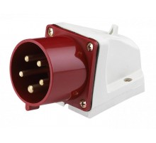 Вилка стационарная 515 3Р+РЕ+N 16А 380В IP44 ВС-102 a  26021DEK  DEKraft