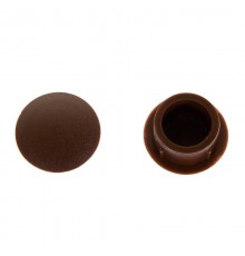 Заглушка декоративная 12 мм темно-коричневая (30 шт) - пакет   108883  Tech-KREP