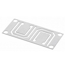 Держатель монтажный универсальный двойной 36х77 мм для кабельного канала и кабеля  ДМУ-2  Рувинил