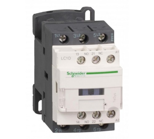 КОНТАКТОР D 3Р,12 A,НО+НЗ,220V 50/60 ГЦ,ЗАЖИМ ПОД ВИНТ,  LC1D12M7  Schneider Electric
