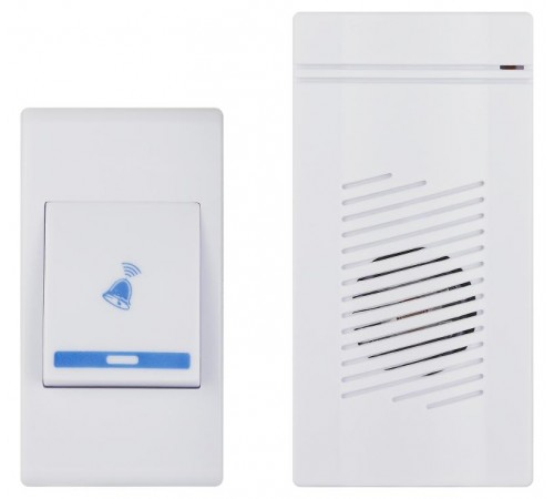 Звонок дверной A05 беспроводной, белый  Б0053279  ЭРА