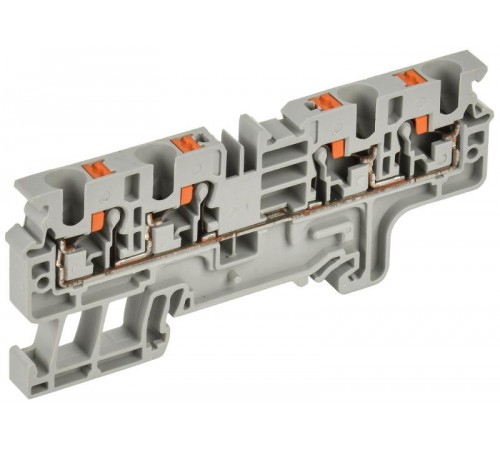 Колодка клеммная CP-MC 4 вывода 4мм2 серая  YCT22-00-4-K03-004  IEK