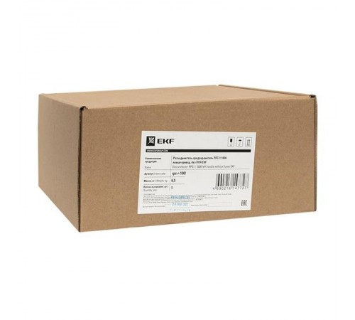 Разъединитель-предохранитель РПС-1 100А левый привод, без ППН Basic  rps-r-100l  EKF