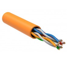 Витая пара U/UTP 5E 24AWG 4PR LSZH 1м оран. 305м РФ  BC1-C5E04-127-305-R-G  GENERICA