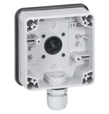 Plexo Коробка 1 постовая горизонтальная IP66  090491  Legrand