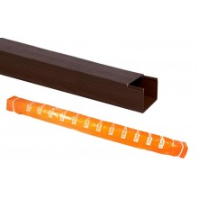 Кабель-канал 100х60 (12м) "ЭКО" 3D (бук)  SQ0402-0410  TDM