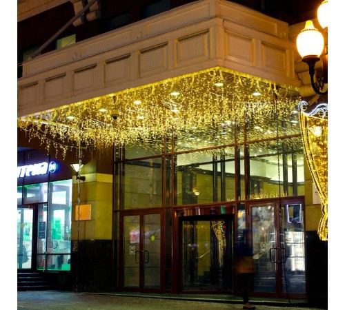 Светодиодная гирлянда ARD-EDGE-CLASSIC-2400x600-CLEAR-88LED-STD WARM (230V, 6W)  026004  Arlight