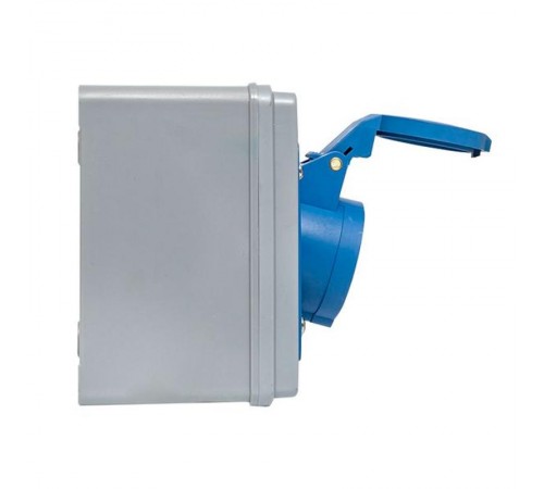 Розетка с блокировкой и выключателем 1413 2Р+РЕ 16А 220В IP44 EKF  ps-1413-16-220  EKF