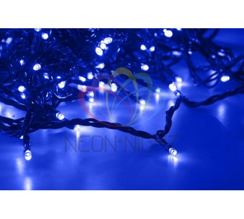 Гирлянда "LED ClipLight" 24V, 5 нитей по 20 метров, цвет диодов Синий  323-503  NEON-NIGHT