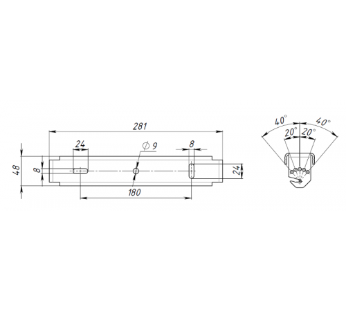 Светильник светодиодный HB LED 100 D30 4000K G3  1224008840  Световые Технологии