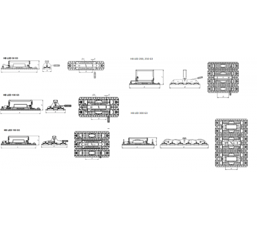 Светильник светодиодный HB LED 100 D30 HFD 5000K G3  1224008180  Световые Технологии