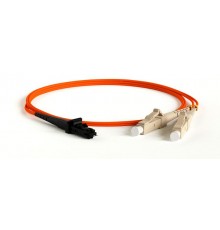 FC-D2-62-LC/PR-MTRJM/PR-H-1M-LSZH-OR Патч-корд волоконно-оптический (шнур) MM 62.5/125, MTRJ(папа)-LC, 2.0 мм, duplex, LSZH, 1 м  27789  Hyperline