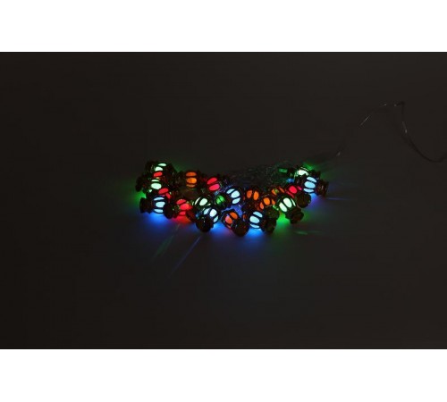 Гирлянда светодиодная  Нить Фонарики 3 м мультиколор, 220V, ENIN-3F ,   IP20 (36/720)  Б0041897  ЭРА