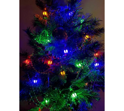 Гирлянда светодиодная  Нить Фонарики 3 м мультиколор, 220V, ENIN-3F ,   IP20 (36/720)  Б0041897  ЭРА