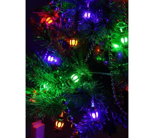 Гирлянда светодиодная  Нить Фонарики 3 м мультиколор, 220V, ENIN-3F ,   IP20 (36/720)  Б0041897  ЭРА