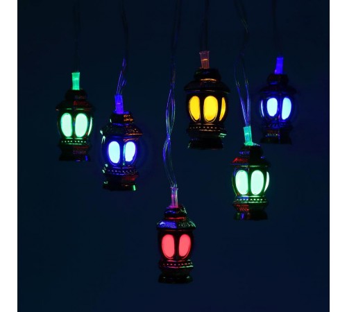 Гирлянда светодиодная  Нить Фонарики 3 м мультиколор, 220V, ENIN-3F ,   IP20 (36/720)  Б0041897  ЭРА