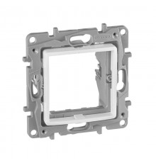 Etika Белый Адаптер для механизма Mosaic без заглушки  672289  Legrand