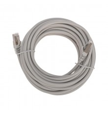Патч-корд S/FTP CAT 6A (10G), RJ45-RJ45, 28AWG, LSZH, серый, 7м REXANT  02-0390-7  REXANT