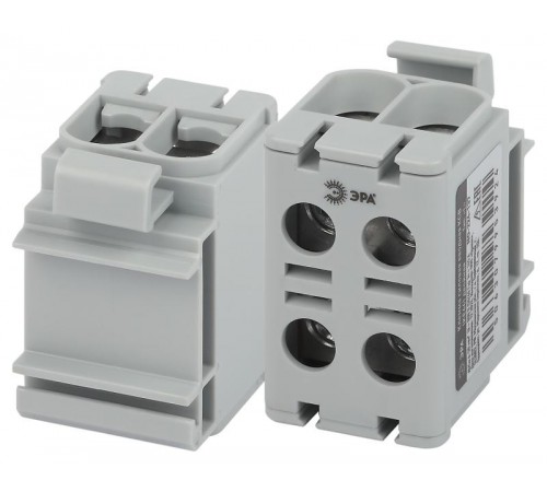 Клеммы силовые вводные КСВ  NO-224-137 двойная (KE66) 6-50 мм серая "L"  Б0065593  ЭРА