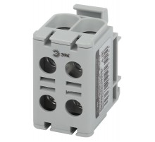 Клеммы силовые вводные КСВ  NO-224-137 двойная (KE66) 6-50 мм серая "L"  Б0065593  ЭРА