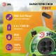 Удлинитель силовой  RP-4e-3х0.75-20m на пластиковой катушке c заземлением 4 розетки 20м ПВС 3х0,75мм2   Б0056096  ЭРА